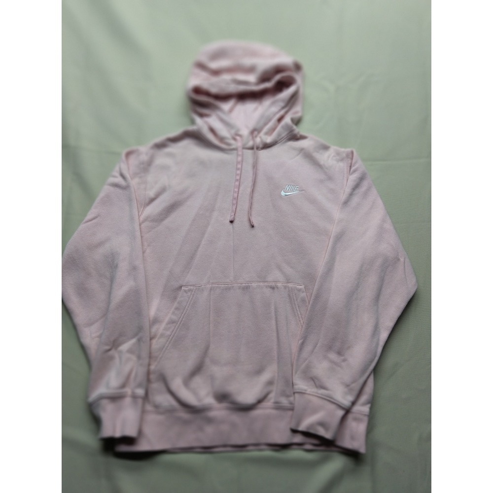 Nike Womens Sportswear Essential Fleece Hoodie Pink Pullover BV4124-645 Small